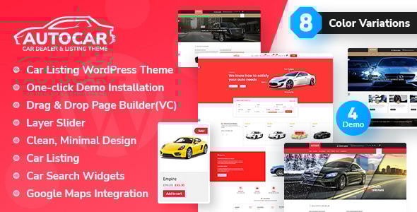 Auto Car WordPress Theme Logo